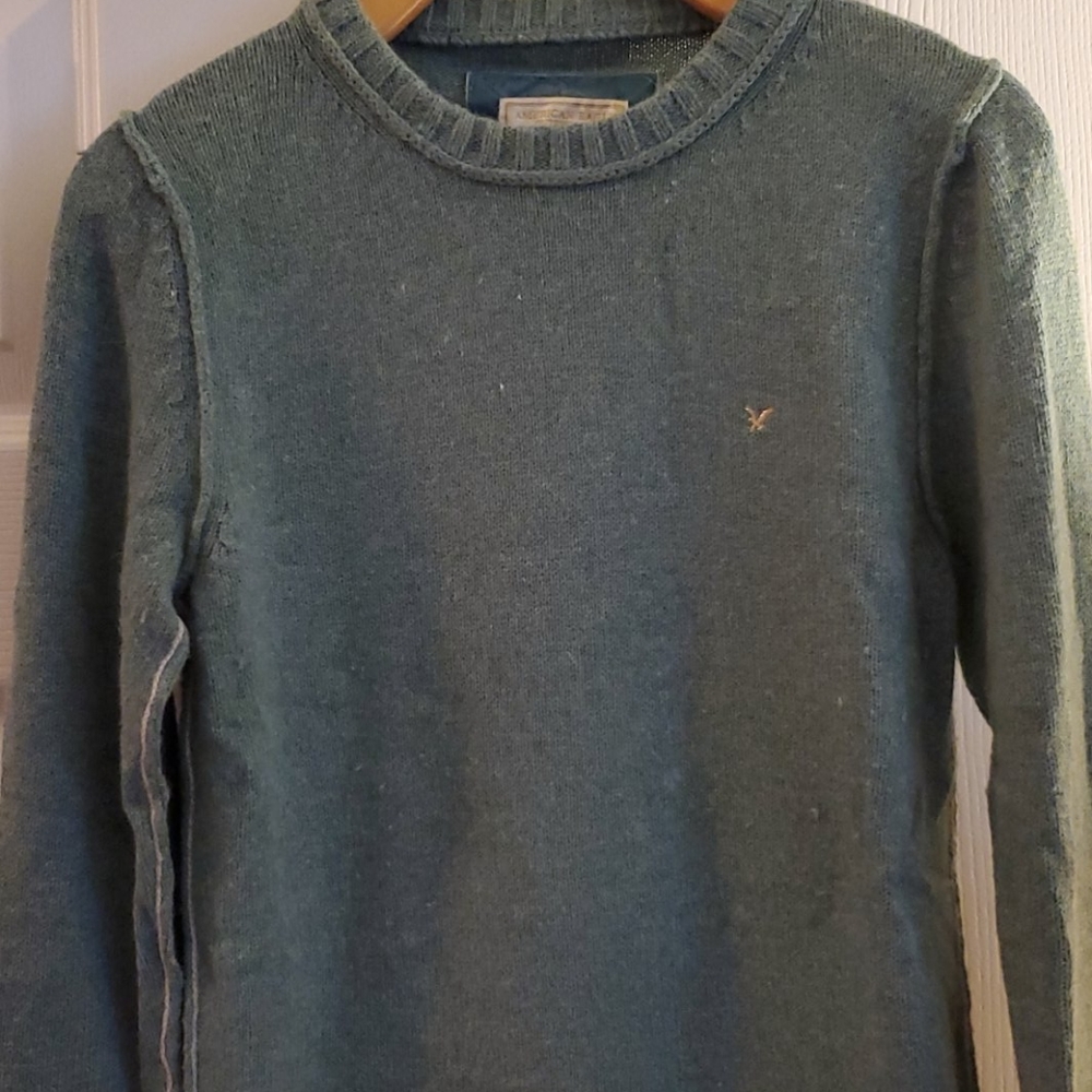 American Eagle Teal Sweater NWOT! - Picture 2 of 11